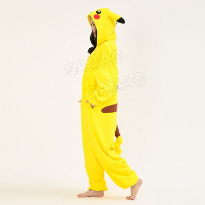 コスプレ カモフラージ Sazac サザック フリース着ぐるみ ピカチュウ ポケモン コスプレ 着り物 ハロウィン 仮装 アパレル アニメ 好ましい パジャマ レディース 着ぐるみ アダルト所用 メンズ ポケット変り種 グッズ ポケモン 家内用 寄合グッズ 男女兼用 余興
