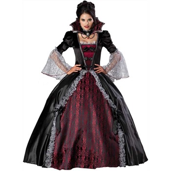 コスプレ 仮装 ベルサイユバンパイア 大人用 M コスチューム 仮装 コスプレ衣装 ファンタジー フィクション 女性用M ペチコート付き 背面ファスナー留め|パーティワールド