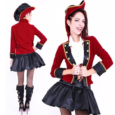 コスプレ 仮装 クルーエル・シーズ・キャプテン(女海賊) 大人用 S 【 コスプレ 衣装 ハロウィン 仮装 コスチューム 海賊 パイレーツ レディース 余興 パーティーグッズ 女性用 】 楽天市場】コスプレ 仮装 クルーエル・シーズ・キャプテン(女海賊