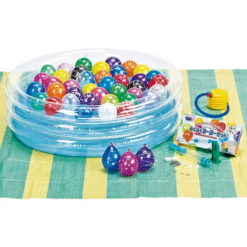 景品 子供 Kishi's eセット ヨーヨーつり 風船 【 景品 夏祭り 縁日 風船 ヨーヨー ヨーヨー釣りセット 屋台 お祭り 子ども会 イベントグッズ イベント用品 風船釣り 】