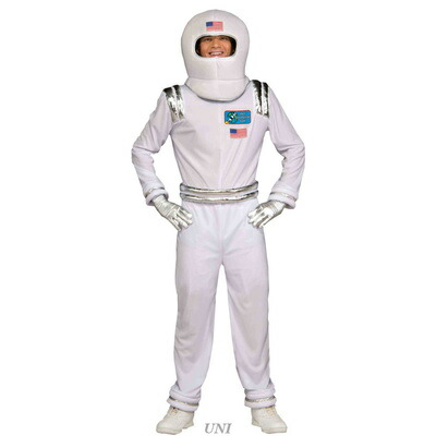 コスプレ 仮装 宇宙飛行士 大人用 Forum Novelties Inc コスチューム 仮装 コスプレ衣装 職業 制服 ハロウィン ヘルメット付き 背中ファスナー|パーティワールド