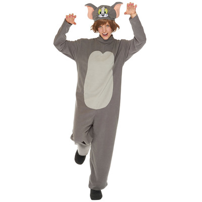 コスプレ 仮装 大人用トム 【 コスプレ 衣装 ハロウィン 仮装 コスチューム アニメ トムとジェリー グッズ パーティーグッズ レディース 正規ライセンス品 余興 女性用 男女兼用 猫 ネコ キャラクター 】
