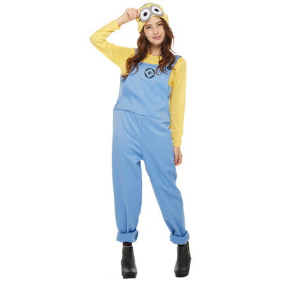 コスプレ 仮装 女性用ミニオン 【 コスプレ 衣装 ハロウィン 仮装 コスチューム アニメ レディース 正規ライセンス品 公式 大人用 パーティーグッズ 映画キャラクター 余興 ミニオンズ 怪盗グルー 】