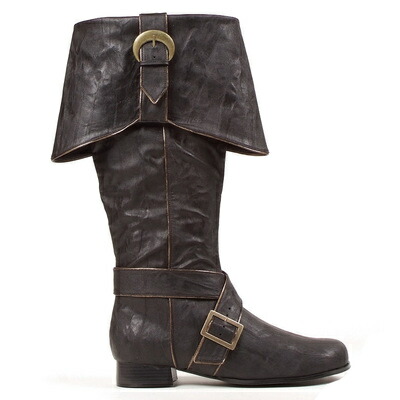 コスプレ 仮装 パイレーツブーツ ブラウン メンズM 28〜29cm 【 コスプレ 衣装 ハロウィン 海賊 パーティー 靴 メンズ シューズ プチ仮装 ハロウィン 衣装 パーティーグッズ 変装グッズ 大人用.男性用 】 pw-75932-99.jpg