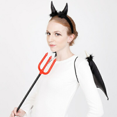 楽天市場】コスプレ 仮装 デビルセット 赤 【 コスプレ 衣装