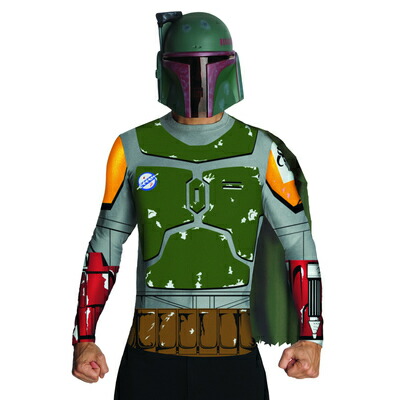 最低価格　スターウォーズ　マンダロリアン　ボバフェット　コスプレ　一式 楽天市場】コスプレ 仮装 ボバフェット トップス＆マスク L