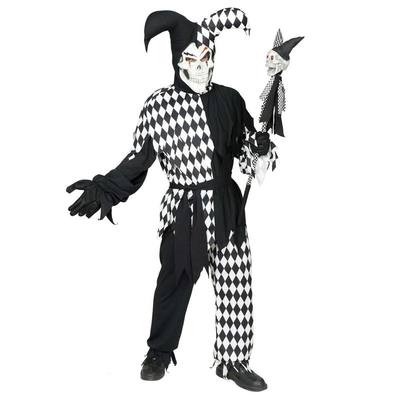 コスプレ カモフラージュ ウィキッドジョーカー 黒 白み M コスプレ 衣類 ハロウィン 仮装 被服 天魔 デビル メンズ 恐いピエロ 余興 宴会グッズ 恐れ アダルト狙 デヴィルピエロ 紳士用 デビルクラウン Electrosdiscounts Com