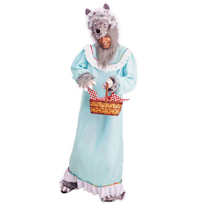 楽天市場】コスプレ 仮装 おばあさんに扮した狼(バットウルフ・赤
