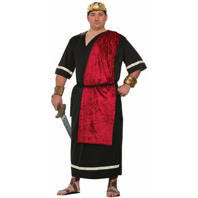 コスプレ 仮装 古代ローマの元老院議員 XL (大きいサイズ) Forum コスチューム 仮装 コスプレ衣装 海外民族衣装 男性用XL 大人 ローブ ヘッドバンド ベルト