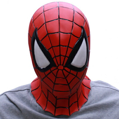 コスプレ 仮装 なりきりマスク スパイダーマン 【 コスプレ 衣装 ハロウィン パーティーグッズ おもしろ かぶりもの スパイダーマン 公式 おもしろマスク 映画 変装グッズ ハロウィン 衣装 プチ仮装 面白マスク 】