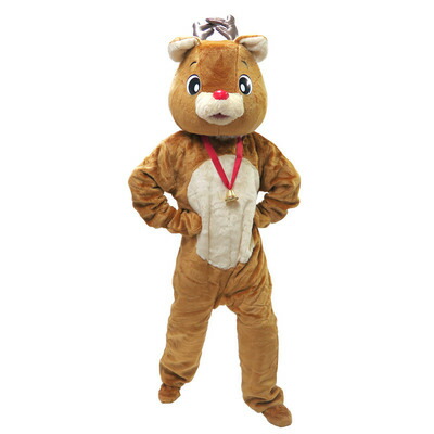 コスプレ 仮装 着ぐるみトナカイ(赤鼻のトナカイ) 【 コスプレ 衣装 ハロウィン 仮装 コスチューム 着ぐるみ 大人用 レディース 余興 イベント衣装 クリスマス パーティーグッズ イベント用着ぐるみ 男性用 メンズ 女性用 】