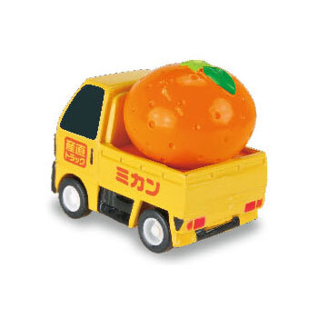 楽天市場】[4点セット] 産直トラック プルバックカー ミカン 【 トラ
