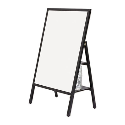 【取寄品】 転倒防止ポスタースタンド A1 WPS-A1 Asmix 店舗装飾品 その他 イーゼル ブラックボード リバーシブルパネルカバー