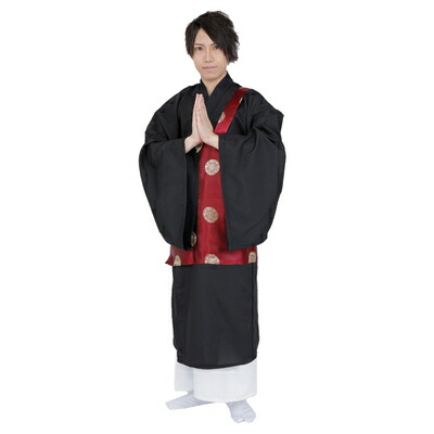 コスプレ 仮装 Patymo お坊さん 僧侶衣装 仏教和尚服(袈裟・袴付き) 【 コスプレ 衣装 ハロウィン 仮装 コスチューム 服 メンズ パーティーグッズ 男性用 時代劇 大人用 和風 余興 】