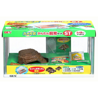 楽天市場】カメ飼育セット カメの楽園 450 【 ケージ 爬虫類