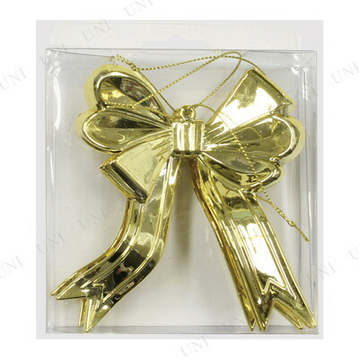 楽天市場 クリスマス ツリー オーナメント 2点セット オーナメント リボンゴールド 12cm 3個入 飾り 雑貨 デコレーション クリスマス飾り クリスマスパーティー パーティーグッズ クリスマスツリー 装飾 ツリー飾り パーティワールド