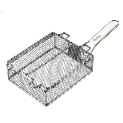 LOGOS(ロゴス) 炭火もも焼き器 バーベキュー用品 アウトドア用品 折り畳み式ハンドル コンパクト収納