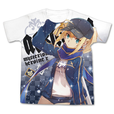 楽天市場】FGO セイバー 沖田総司 フルグラフィックTシャツ ホワイト S