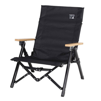 CAPTAIN STAG BLACK LABEL リクライニングリバティチェア CAPTAIN STAG BLACK LABEL リクライニングリバティチェア CSブラック