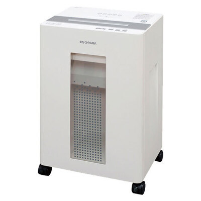 【取寄品】 オフィスシュレッダー OF18J 白いこと アイリスオーヤマ 執務室設備 OA 事務設備 A4相応う オートリバース役立つこと オート洗い濯ぎ役立つこと キャスター付き添い人