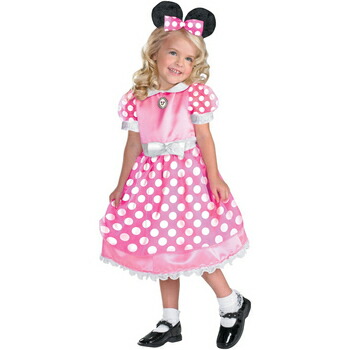 ミニーマウス　仮装衣装 ミニーマウス ミニーちゃん 衣装 コスプレ ワンピース 子供