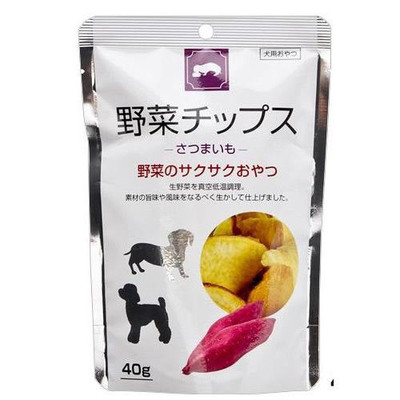 取寄品 藤沢 ペットフード 野菜チップス 40g ペット用品 犬用品 さつまいも イヌ