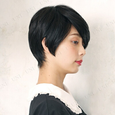 取寄品 ベイビーショート スタンダードブラック 自然 かつら 女性用 ファッションウィッグ レディース フルウィッグ septicin Com