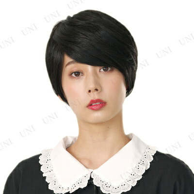 取寄品 ベイビーショート スタンダードブラック 自然 かつら 女性用 ファッションウィッグ レディース フルウィッグ septicin Com