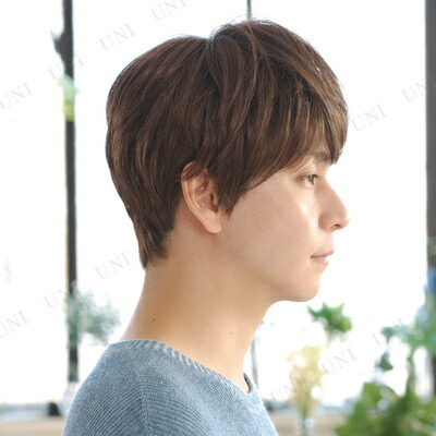 取寄品 スタイリッシュショート ショコラブラウン 男性用 フルウィッグ かつら メンズ コスプレ ファッションウィッグ 自然 Vmaphotographystudios Com