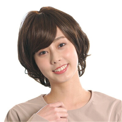 【取寄品】 ホイップショート ショコラブラウン ジェイアイジー フルウィッグ ファッションウィッグ レディース 女性 耐熱ファイバー仕様 洗濯可能