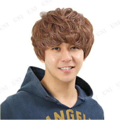 取寄品 ツイストマッシュ スモーキーピンク かつら 自然 男性用 フルウィッグ コスプレ ファッションウィッグ メンズ septicin Com