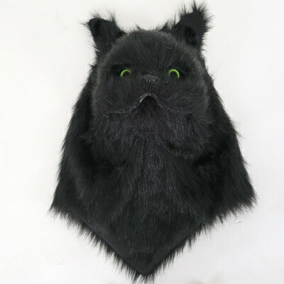 絶対ウケる(^^) 黒ねこ　巨大マスク Amazon | リアルなマウスムーバー猫マスクハロウィンノベルティマスク