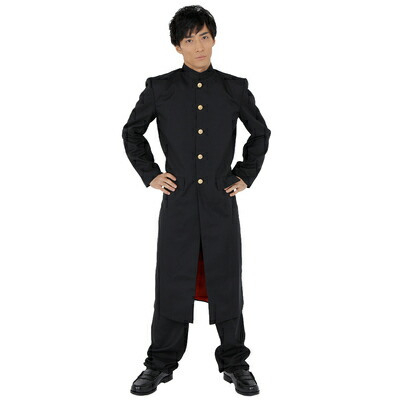 コスプレ 仮装 Patymo 長ラン ユニエンタープライズ 学ラン 仮装 コスプレ衣装 学生服 大人 パンツ付き ウエストゴム無し