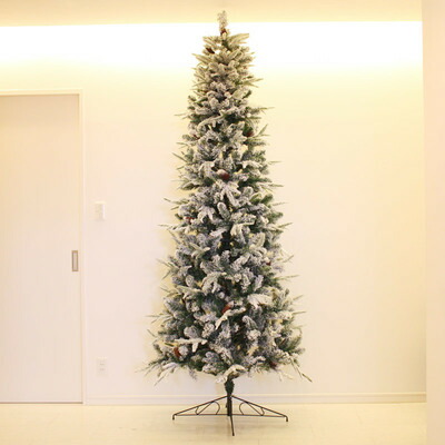 クリスマスツリー210cm ツリーのみです。ヌードツリースノー 楽天市場】クリスマスツリー 北欧 おしゃれ かわいい スレンダースノー