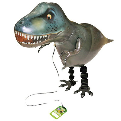 【取寄品】 [10点セット] お散歩SUPER T-REX バルーン 風船 パーティーグッズ 装飾品 お散歩バルーン リアルな表情｜パーティワールド