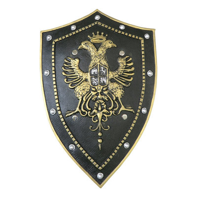 コスプレ 仮装 51cm双頭鷲の盾 (ポリウレタン製) 【 コスプレ 衣装 ハロウィン シールド 玩具 おもちゃ パーティーグッズ オモチャ ハロウィン 衣装 プチ仮装 防具 変装グッズ 仮装用 レプリカ 】