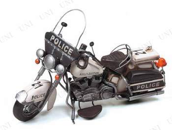 取寄品 ブリキのおもちゃ Motorcycle Police インテリア雑貨 置物 おしゃれ オブジェ septicin Com