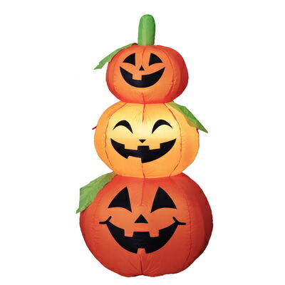 120cm インフレータブルパンプキン 【 インテリア 雑貨 エアブロー エアーブロー ハロウィン 装飾品 飾り デコレーション エアバルーン 】