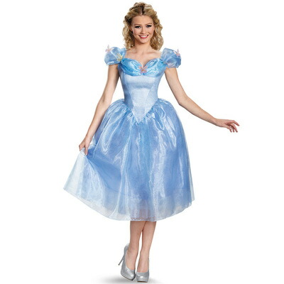 シンデレラ　ドレス　仮装 楽天市場】コスプレ 仮装 DXシンデレラドレス 大人用 L(12-14