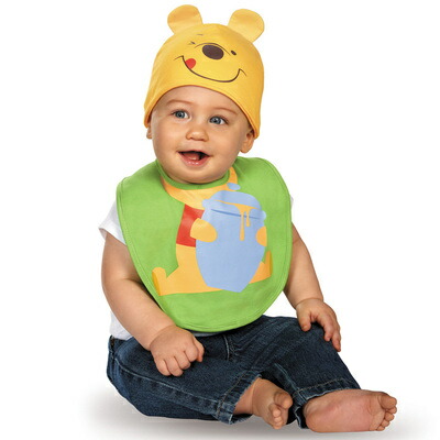 楽天市場】くまのプーさん ベビー スタイ ヘアバンド セット