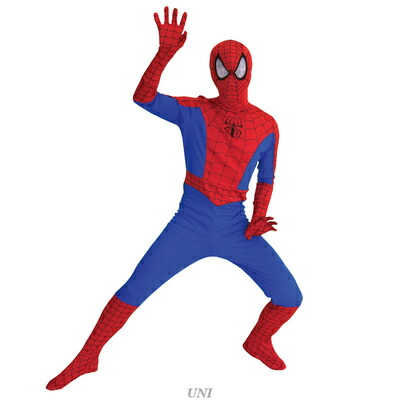 コスプレ 仮装 大人用スパイダーマン 【 コスプレ 衣装 ハロウィン 仮装 コスチューム マーベル グッズ スパイダーマン MARVEL 余興 メンズ 公式 男性用 正規ライセンス品 映画キャラクター アメコミ パーティーグッズ 】画像
