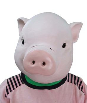 コスプレ 仮装 子ブタマスク 【 コスプレ 衣装 ハロウィン パーティーグッズ おもしろ かぶりもの 動物 変装グッズ アニマルマスク ハロウィン 衣装 動物マスク 面白マスク おもしろマスク プチ仮装 】