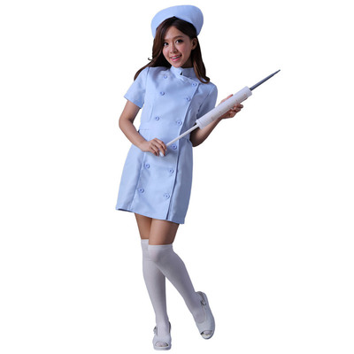 楽天市場】コスプレ 仮装 コスプレ ナース 癒しナース サックスブルー