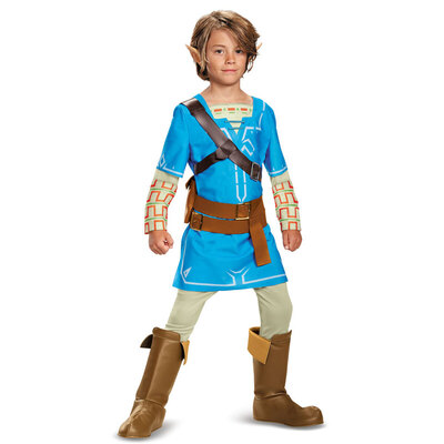 コスプレ 仮装 リンク デラックス 子供用 L 【 コスプレ 衣装 ハロウィン 仮装 コスチューム 子供 アニメ キッズ こども 正規ライセンス品 キャラクター 男の子 女の子 子ども用 ゲームキャラ パーティーグッズ ゼルダの伝説 】