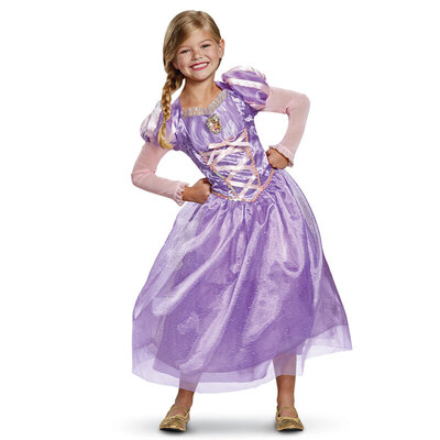 ラプンツェル　ディズニープリンセス風コスチューム紫　ハロウィン・コスプレに ラプンツェルディズニープリンセス風コスチューム 紫ハロウィンにも