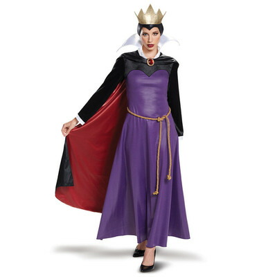 コスプレ 仮装 イーヴィル・クイーン デラックス 大人用 M Disguise ディズニー コスチューム 仮装 コスプレ衣装 白雪姫 女性用M ドレス マント ヘッドピース|パーティワールド