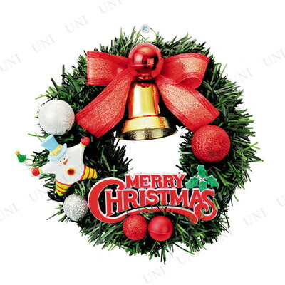 市場 取寄品 15cm 壁飾り パーティーグッズ クリスマス飾り Wx 372 ミニミニ オリジナルグリーンリース ミニサイズ