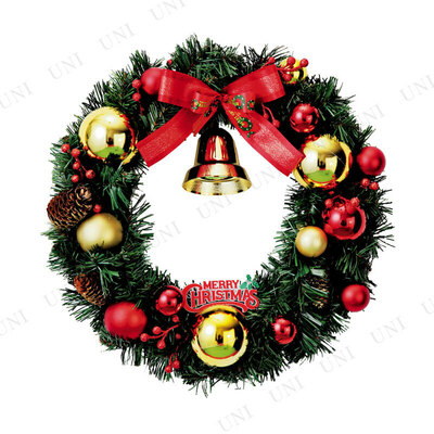 市場 取寄品 クリスマス飾り クリスマスリース オリジナルボールリース 中 Wx 397 40cm ドア飾り 玄関