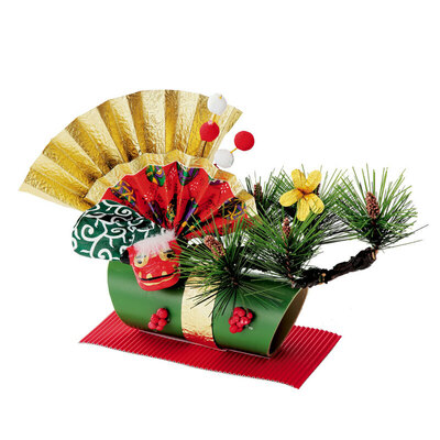 楽天市場】正月飾り 正月用品 RS-780 正月飾り 金俵＆屏風 【 お正月