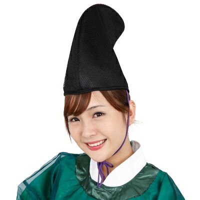 コスプレ 仮装 [4点セット] Patymo 烏帽子(神主えぼし) ノーブランド品 コスプレ小物 キャップ 時代劇 和風 あご紐付き 面ファスナー付き｜パーティワールド 7,829円